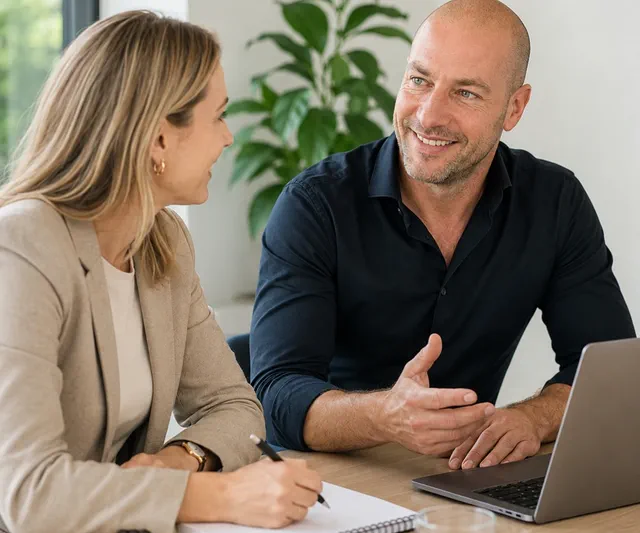 Een gesprek over een webshop