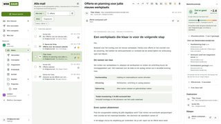 Berichten uit verschillende mailboxen bij elkaar in de webmail.